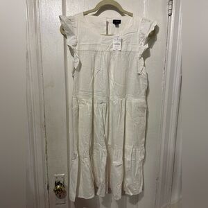 J. Crew White Crewneck Top